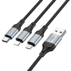 Hoco X102 Fresh 3-in-1 Charging Cable iP / Micro / Type-C