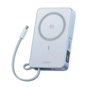 UGREEN 10000mAh 25W Qi2 Magflow Magnetic Wireless Power Bank – 65958